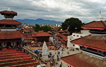 Durbar Square in Kathmandu, before the earthquake.