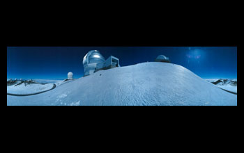 The Gemini North Observatory after a snowfall