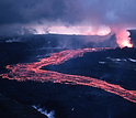 Volcano errupting