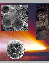 a spherule layer from the asteroid