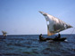 Local fishermen troll the waters of Lake Tanganyika catching sardines.