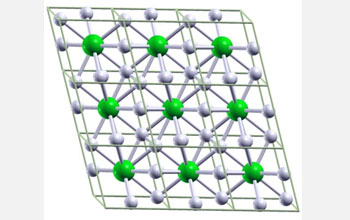 hypothetical metallic crystal cells composed of one lithium atom and six hydrogen atoms.