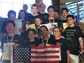 Photo of U.S. team showing their awards at the 2008 International Linguistics Olympiad in Bulgaria.