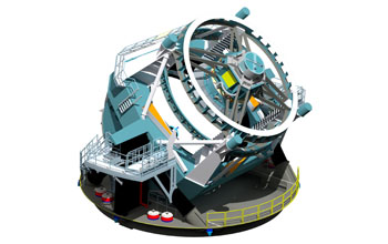 Illustration of the proposed Large Synoptic Survey Telescope.