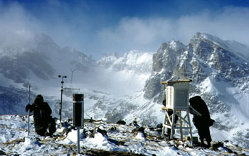 Photo of scientists at NSF's Niwot Ridge LTER Site.