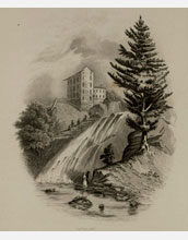 the nineteenth century painting Red Mill Fall (Opposite Albany) by William Tolman Carlton.