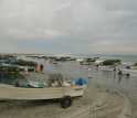 lobster fishermen setting traps at Punta Abreojos, Baja California, Mexico.