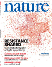 Cover image of the September 2, 2010 issue of the journal Nature