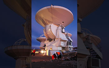 First European antenna arrives at ALMA's operations site