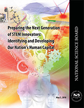 Cover of the National Science Board report Preparing the Next Generation of STEM Innovators