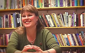 orangutan researcher Cheryl Knott.