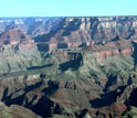 sedimentary rocks in the Grand Canyon, Arizona.