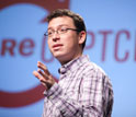 Photo of Luis von Ahn teaching a class at Carnegie Mellon.