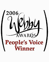 2006 Webby Awards People's Voice Winner