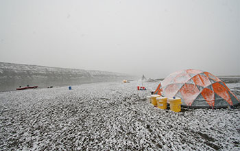 Camp on Colville River