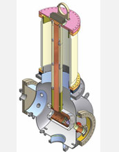 Illustration of photocathode gun.