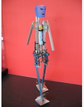 Denise, the Delft University of Technology passive-dynamics robot.