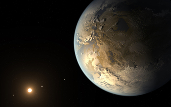 image of a new Earth-sized planet