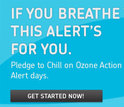 graphic with text If you breathe the air, this alert is for you