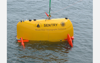 Photo of Sentry on the ocean surface.