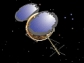 illustration depicting COSMIC satellites