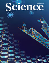 cover of the journal Science