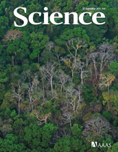 Cover of the September 23, 2011 issue of the journal Science.