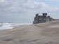 Photo of rising seas lapping at a house in the film Nights in Rodanthe.