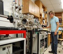 Sean Berglund in lab