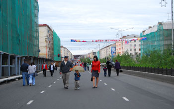 Photo of Metallurgy Day in Norilsk.
