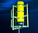 An image of the SeaFet ocean pH sensor in water.