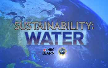 Sustainability water video series logo
