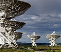 Antennas of the VLA in New Mexico.
