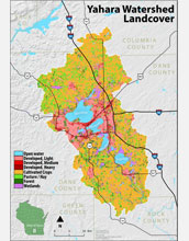 The Yahara watershed encompasses marshes and lakes, prairies and forests.