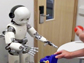 robot is taught to distinguish between two objects