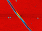twisted ribbon of cadmium telluride nanoparticles
