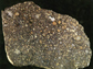 a cross-section of a chondritic meteorite