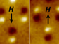 three nanomagnetic computer bits