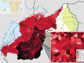 map of poverty and wealth from cellphone metadata