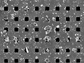 a sample of dust particles on the sensor surface