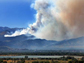 aview of the Fourmile Canyon Fire burning