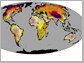 map showing wet-bulb temperatures