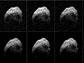 radar images of the surface of asteroid 2015 TB145