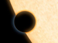 silhouette of the extrasolar planet HAT-P-11b