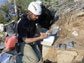 Jean-Bernard Caron at work in Yoho National Park