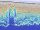 radar image showing melting and refreezing