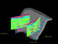 Seismic imaging revealing layered structures
