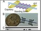 schematic of an acoustic tweezers device