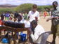 researchers with Yaaku people in Kenya