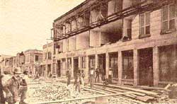 Damage from the 1886 Charleston, SC, earthquake